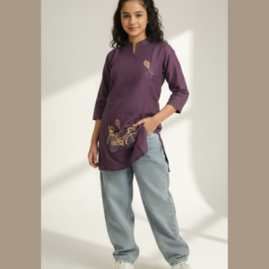 Embroidered Cotton Shirt