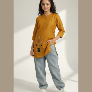 Embroidered Cotton Shirt