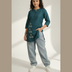 Embroidered Cotton Shirt