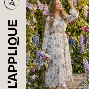 Cotton Floral Printed Maxi Frock – Graceful Style with Everyday Comfort