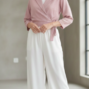 Imported Western Cord Set – Elegant Wrap Co-Ord Set