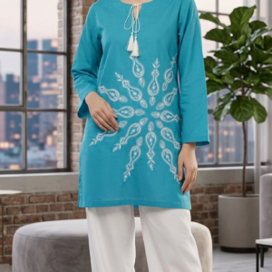 Cotton Embroidered Shirt