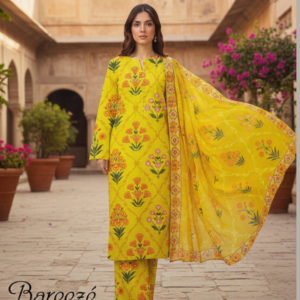 Bareeze 3-Piece Premium Lawn Suit