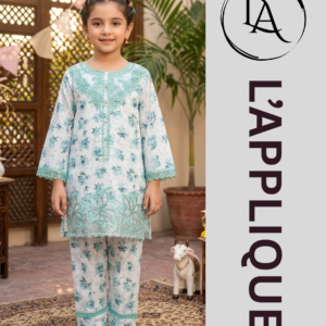 L’APPLIQUE – Elegant Lawn Cotton Ensemble