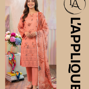 Digital-Printed Lawn 3-Piece Unstitched Suit
