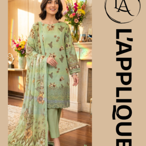 Premium Digital-Printed Lawn Unstitched 3-Piece Suit