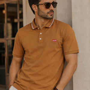 Premium Camel Brown Polo Shirt