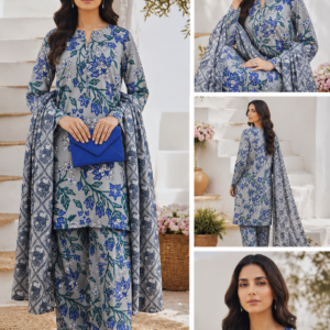 ALEENA'S 3-Piece Unstitched Lawn Suit